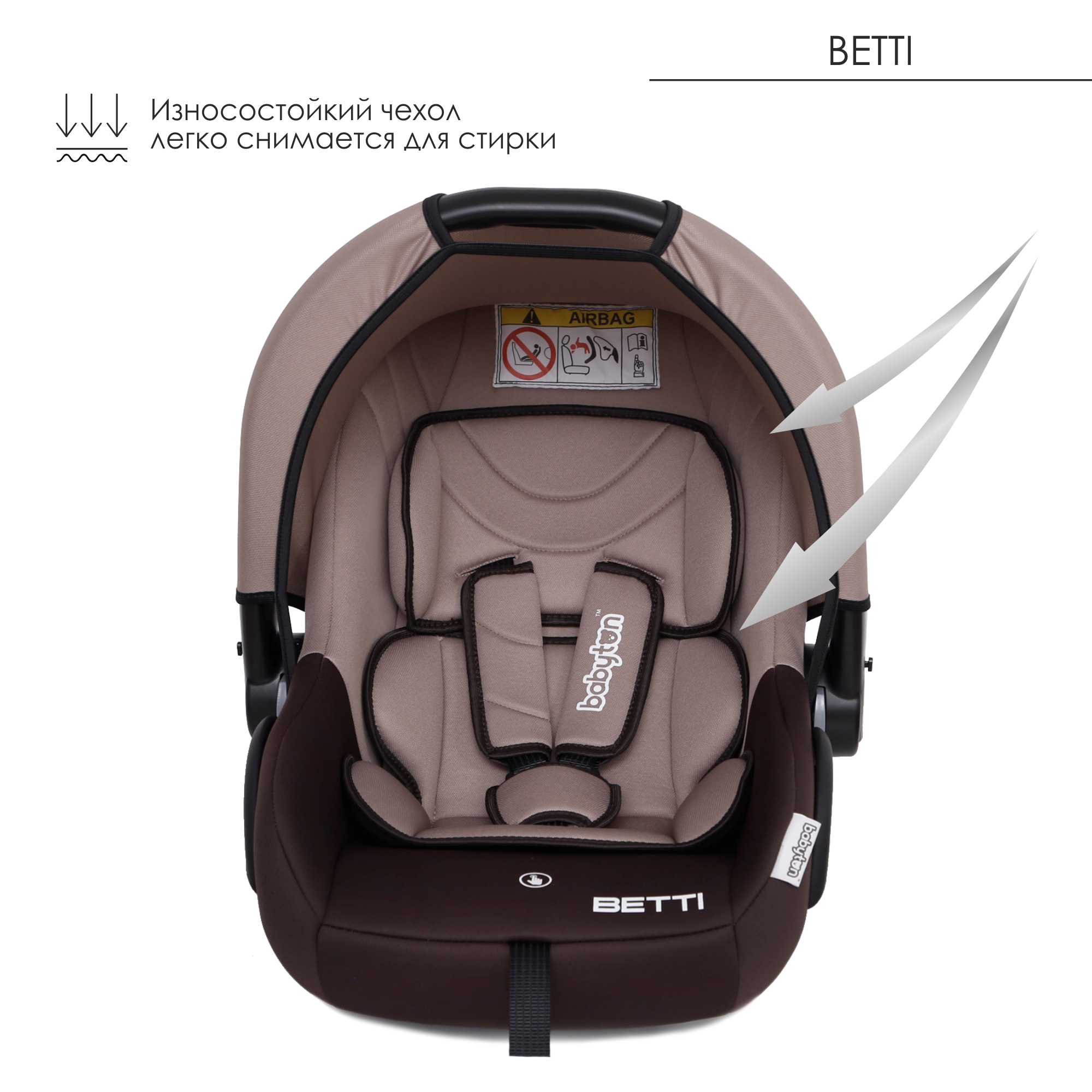 Автокресло Babyton Betti Mokko - фото 10