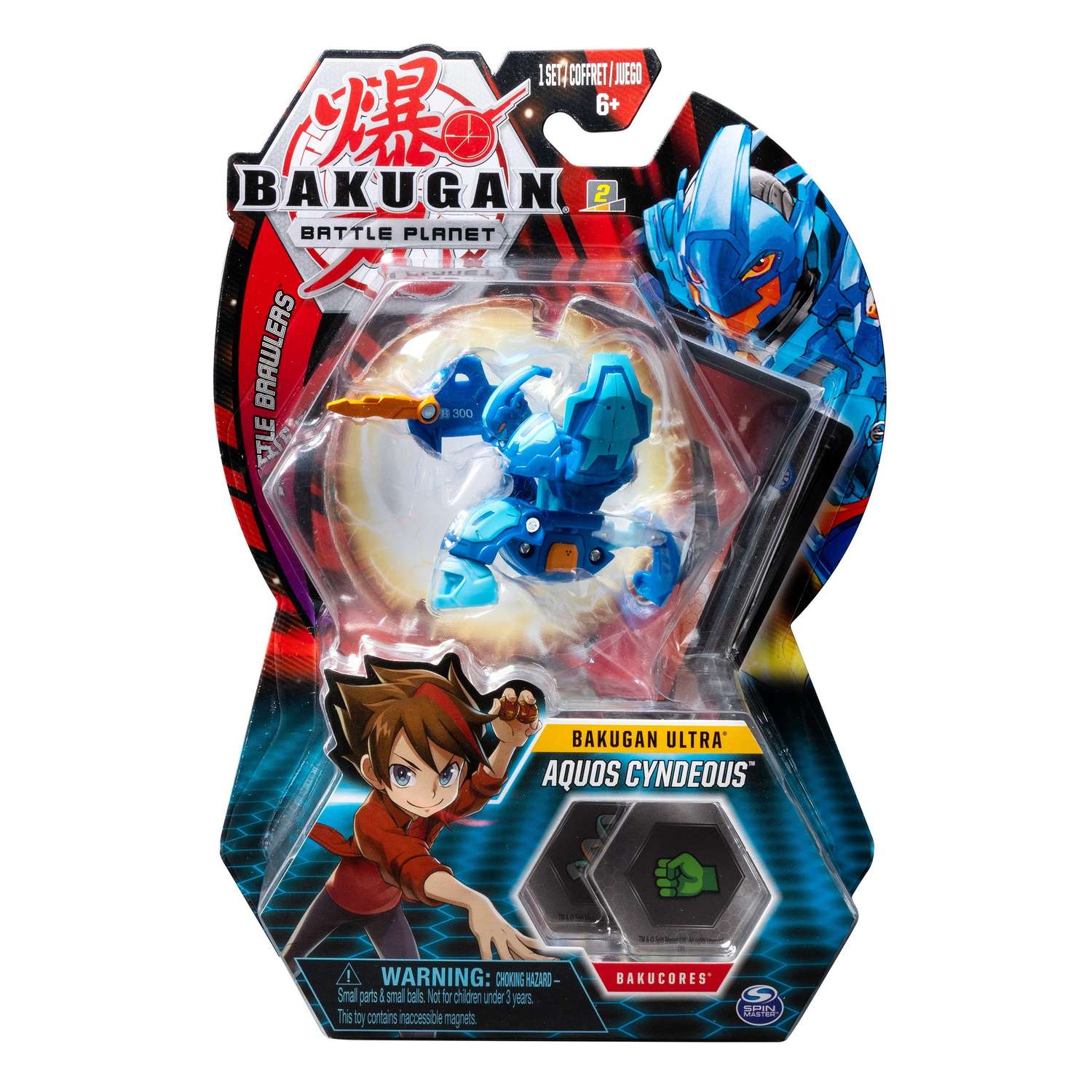 Фигурка-трансформер Bakugan Ультра Fire Knight Blue 6045146/20107988 - фото 2