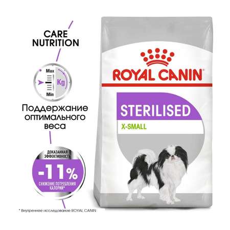Корм для собак ROYAL CANIN X-small Sterilised стерилизованных 500г