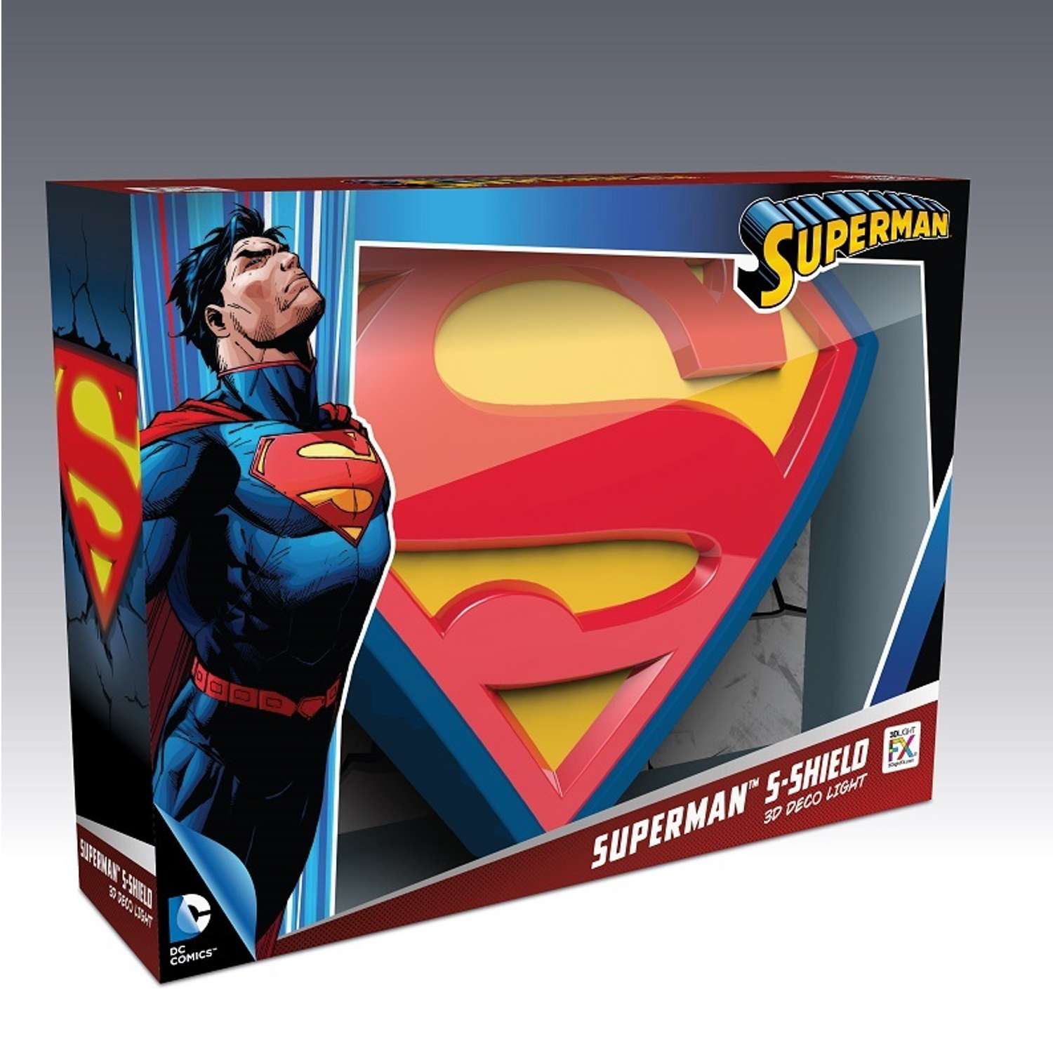 Светильник 3D 3DLightFx Superman Logo - фото 3