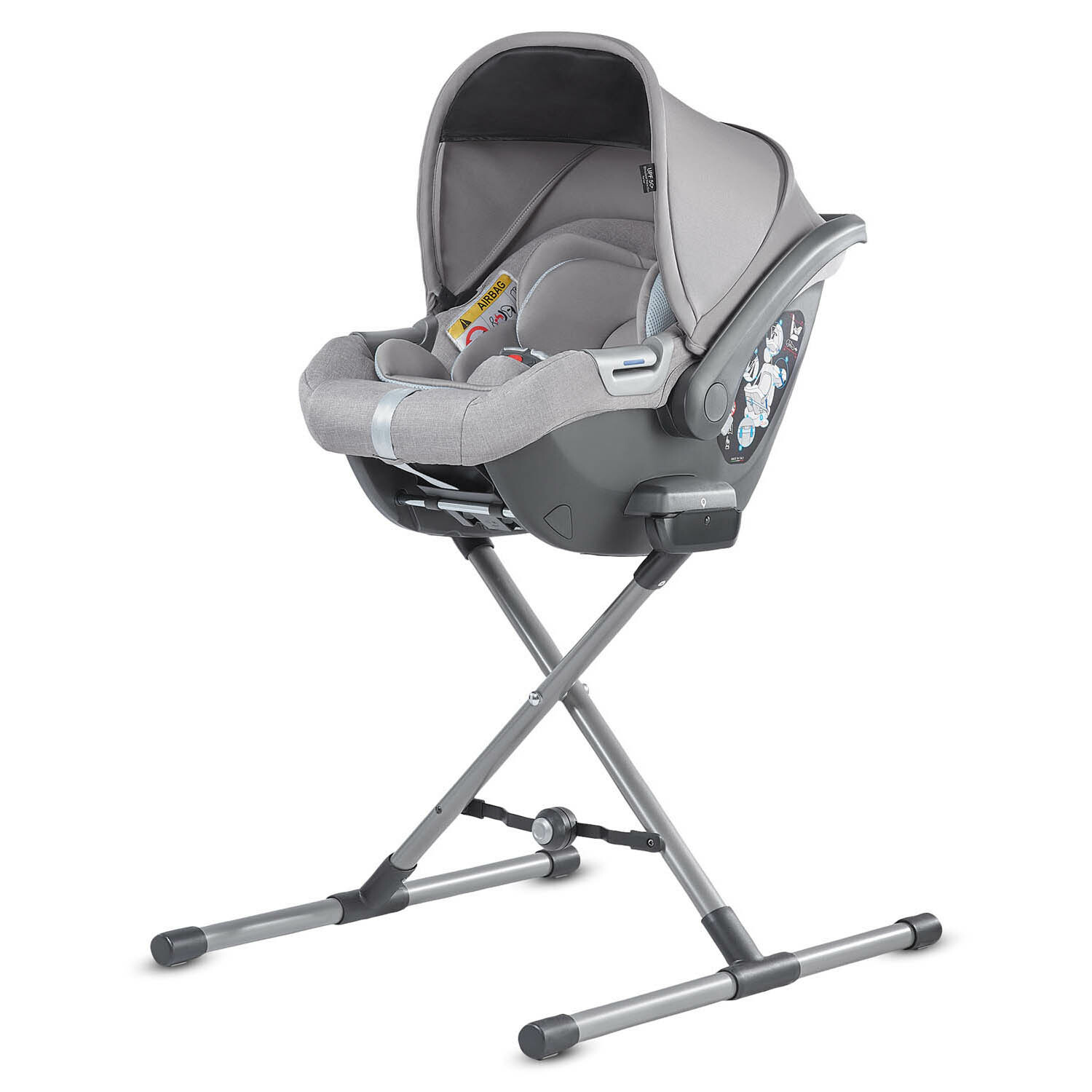 Коляска 4в1 Inglesina Aptica System Quattro Silk Grey - фото 9