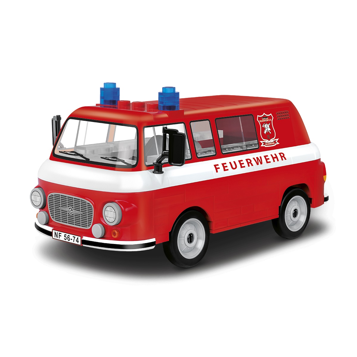 Конструктор COBI Микроавтобус Barkas B1000 Feuerwehr 151 деталей - фото 3