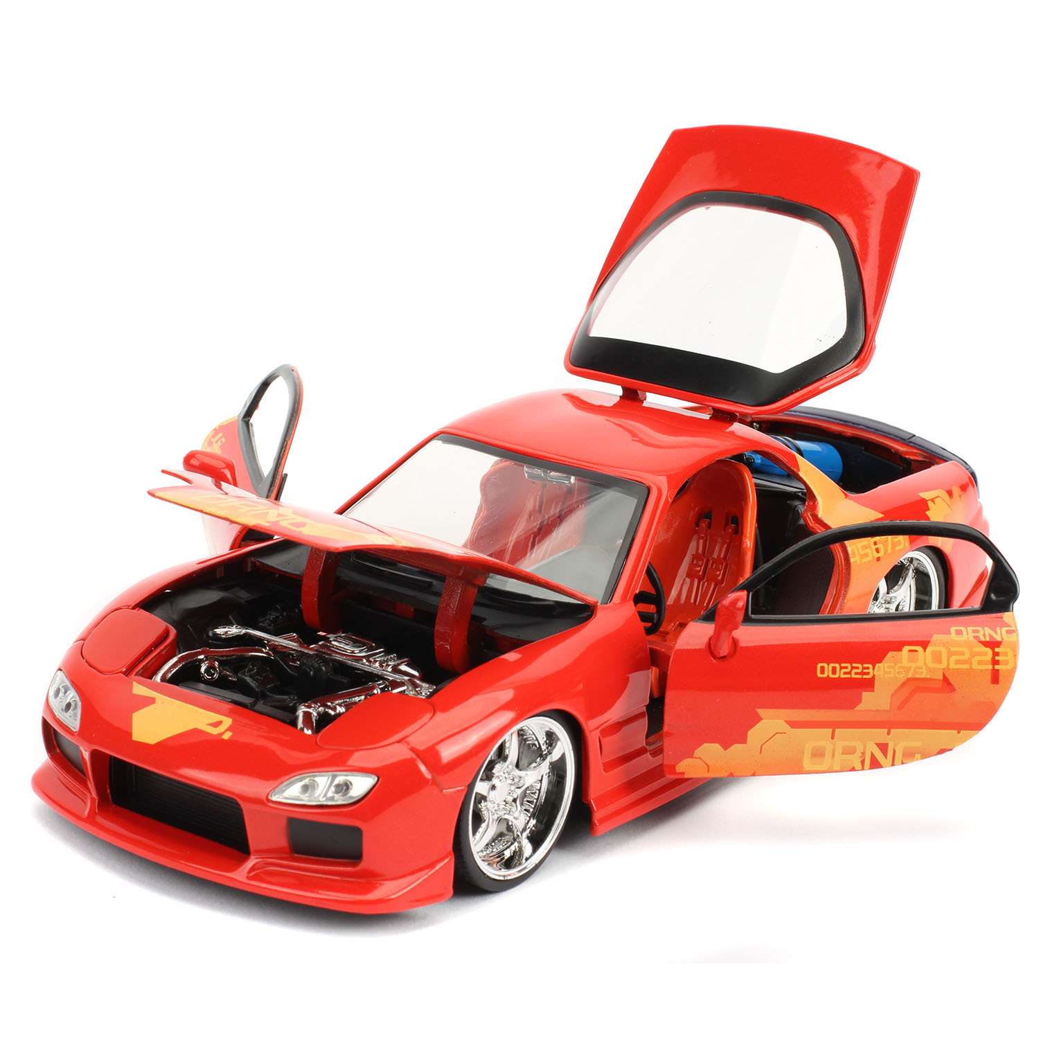 Машина Jada Fast and Furious 1:24 Mazda RX-7 FD3S 1993 30747 30747 - фото 8