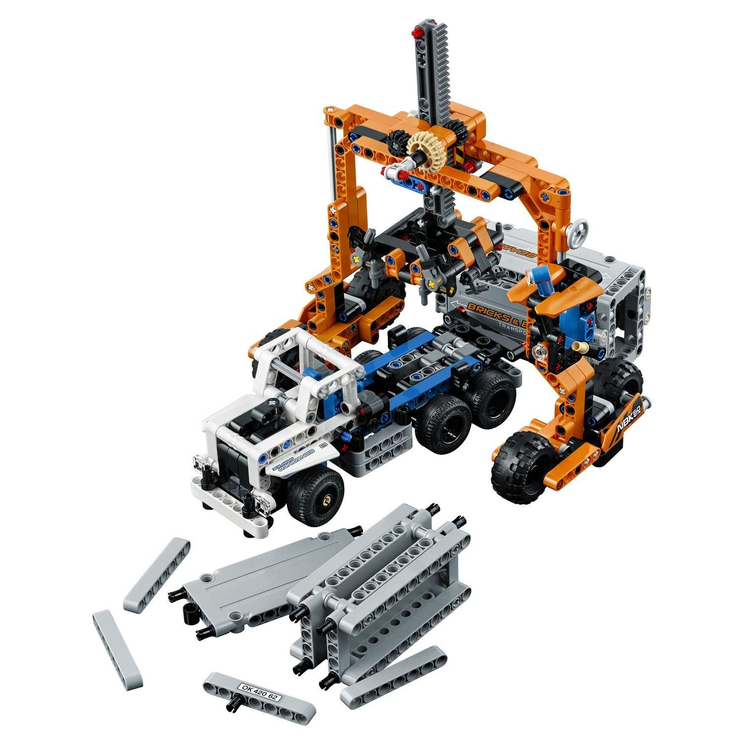 Конструктор LEGO Technic Контейнерный терминал (42062) - фото 14