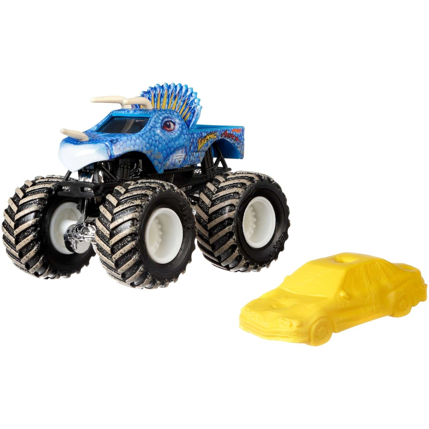 Машина Hot Wheels Monster Jam 1:64 Mud Юрская атака FLW86 21572 - фото 1