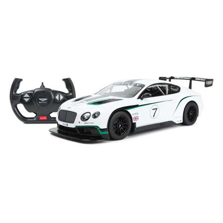 Машина Rastar РУ 1:14 Bentley Contin.GT3 Белая