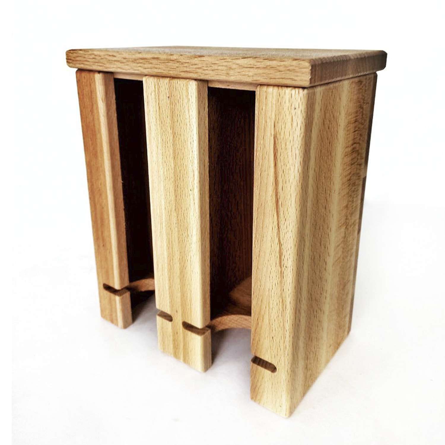 Подставка-коробка Хозяюшка деревянная из бука для чайных пакетиков 20х16.5х10.5 см - фото 1