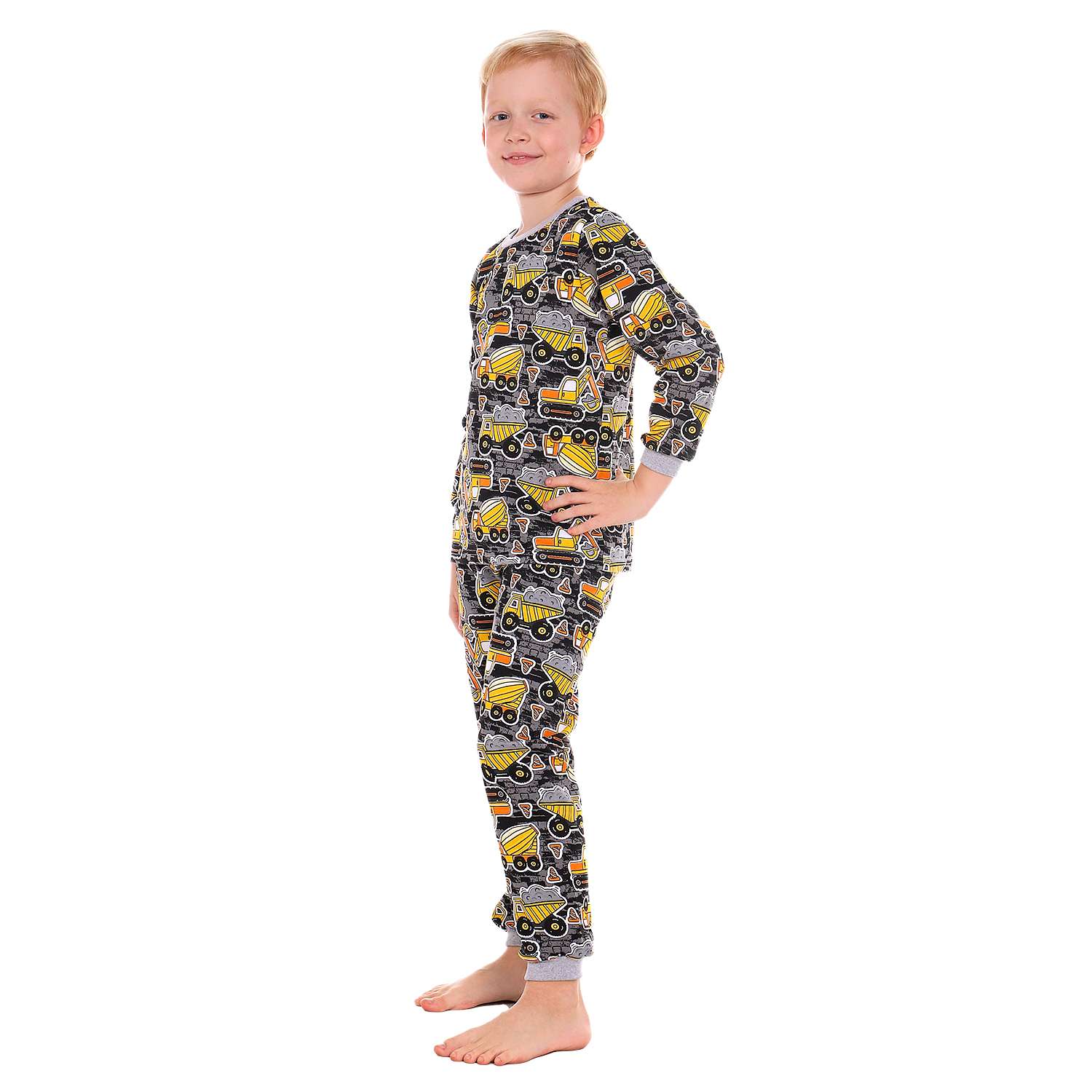 Пижама Детская Одежда 0411КД1/темно-серый - фото 2