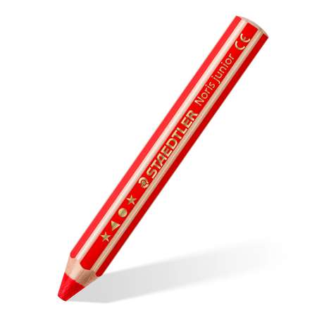 Карандаши цветные STAEDTLER Noris Junior супертолстые 18 цветов с точилкой и кистью