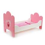 Кроватка Mary Poppins кукольная мебель для куклы пупса люлька для кукол. Корона.