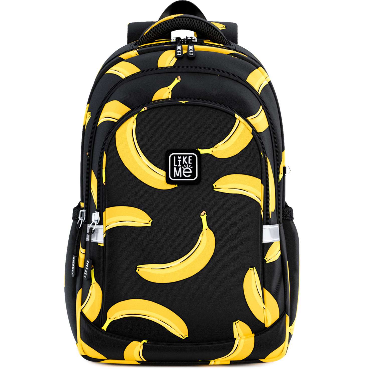 Рюкзак школьный Like Me School Бананы черные Like Me - фото 1
