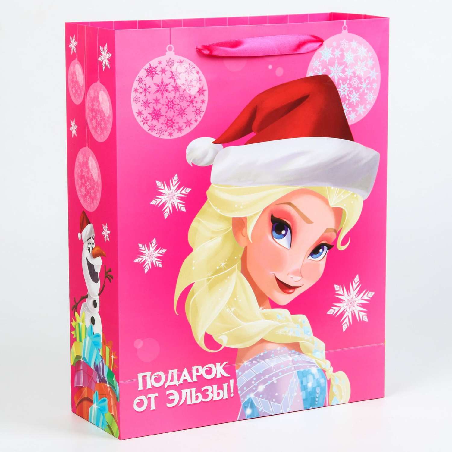 Пакет подарочный Disney «Подарок от Эльзы» Холодное сердце - фото 2