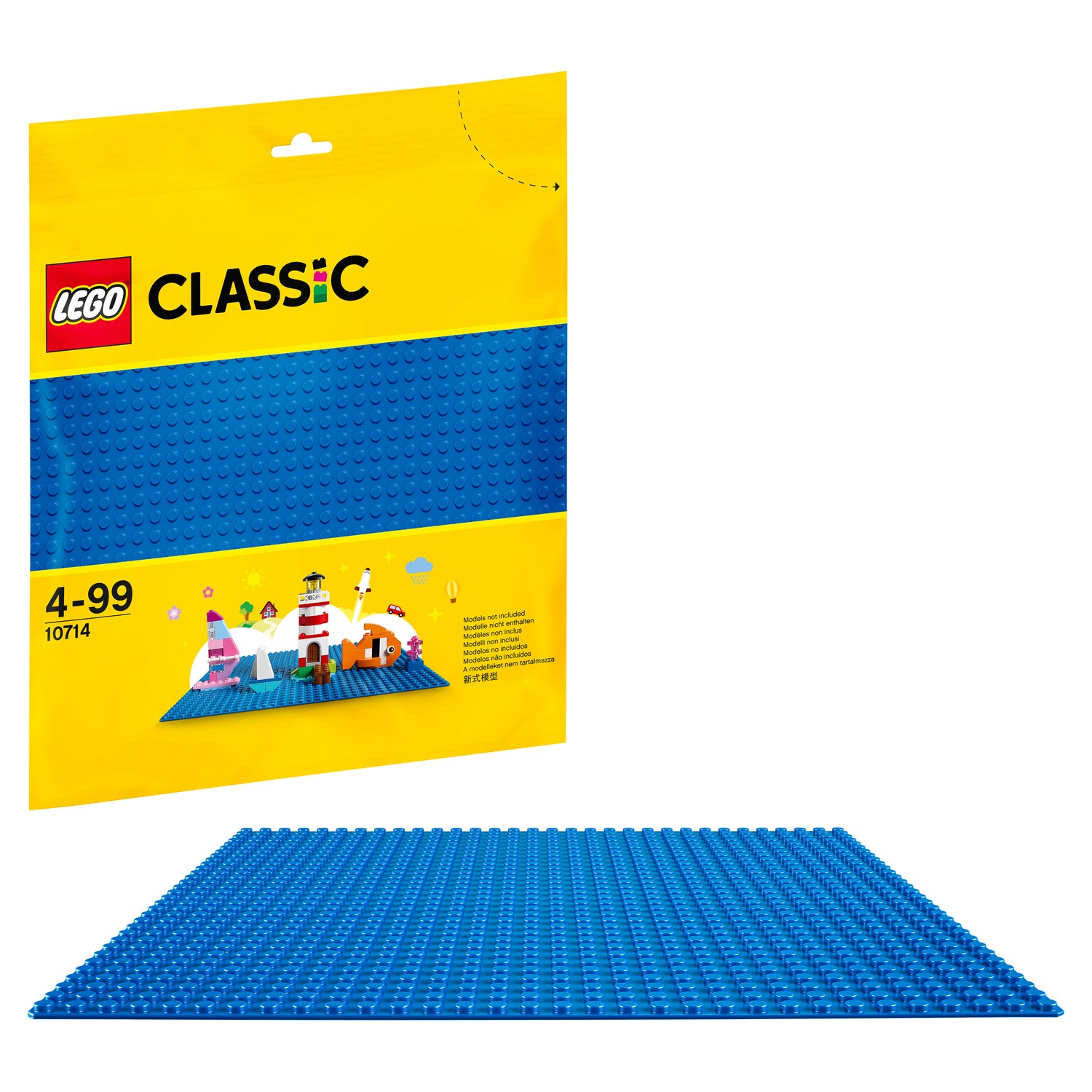 Lego classic blue baseplate 10714 on sale