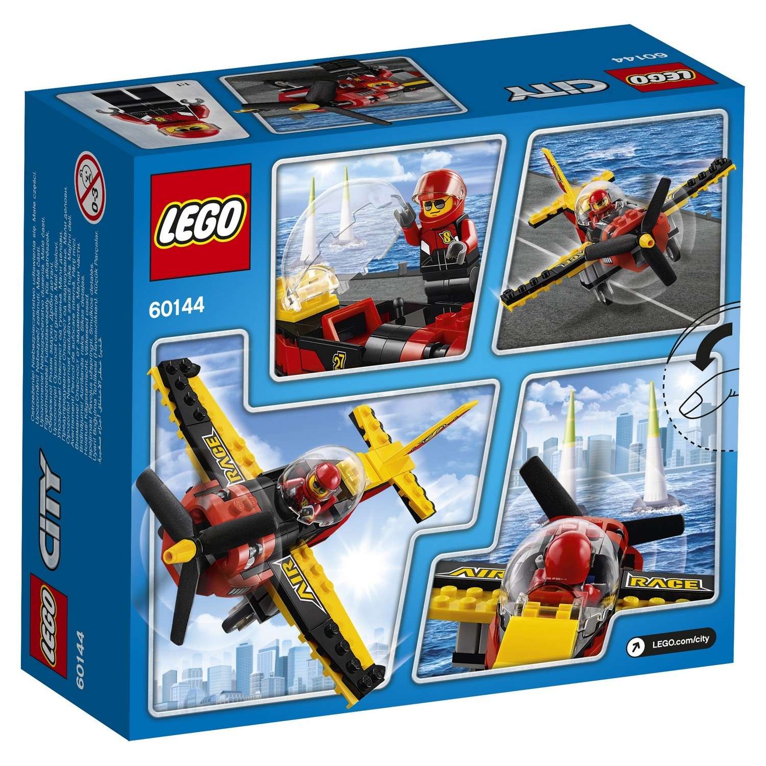 Конструктор LEGO City Great Vehicles Гоночный самолёт (60144) - фото 3
