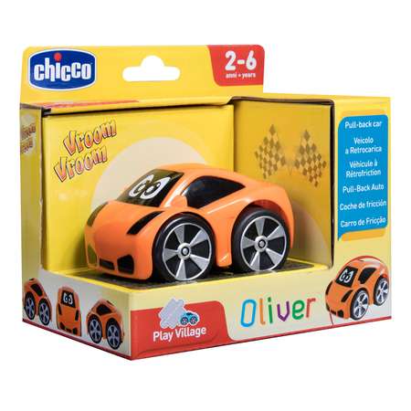 Машинка Chicco Turbo Touch Oliver Оранжевая