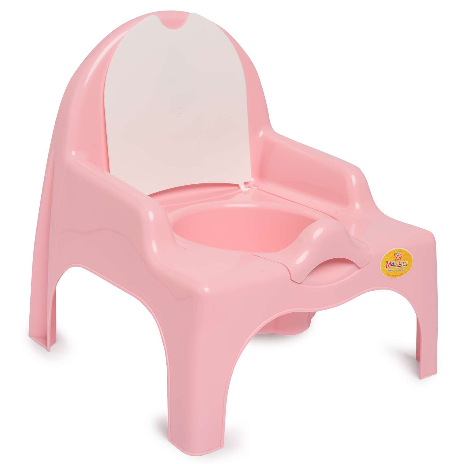 Стульчик детский Полимербыт туалетный Розовый - фото 2