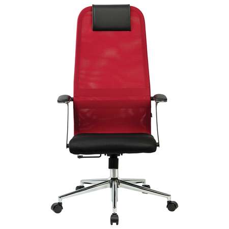 Кресло компьютерное Brabix игровое офисное на колесиках тканевое черное красное