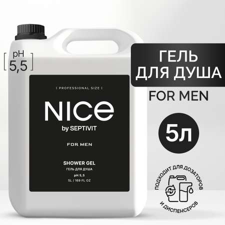 Гель для душа NICE by Septivit Мужской 5л