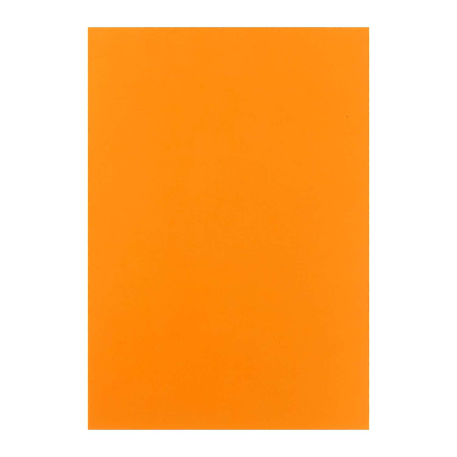 Бумага Calligrata цветная формат А4 50 листов неон оранжевая плотность 80г/м2 - фото 2