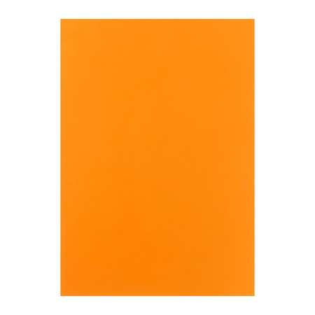 Бумага Calligrata цветная формат А4 50 листов неон оранжевая плотность 80г/м2
