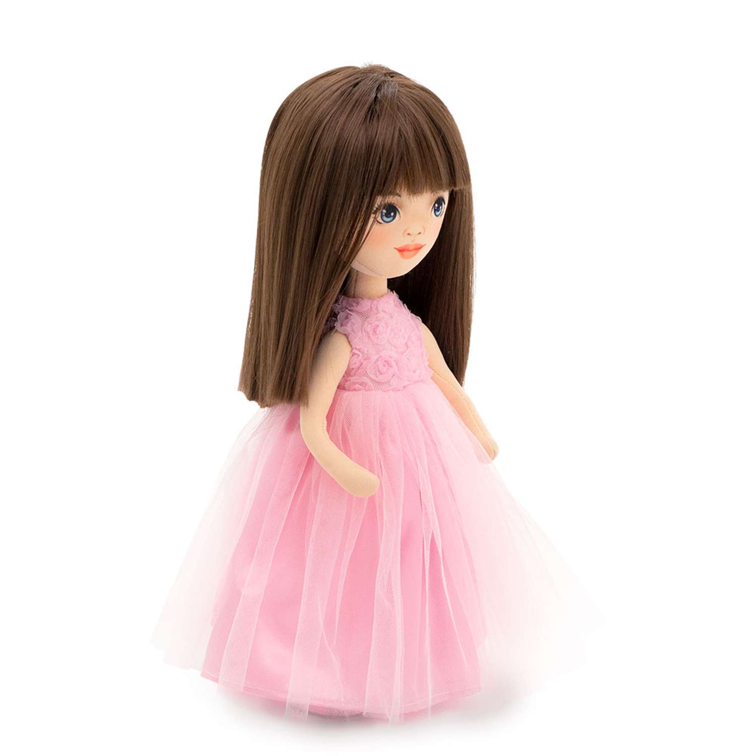 Кукла Orange Toys Sweet Sisters Sophie в розовом платье с розочками 32 см Серия Вечерний шик SS03-03 - фото 4