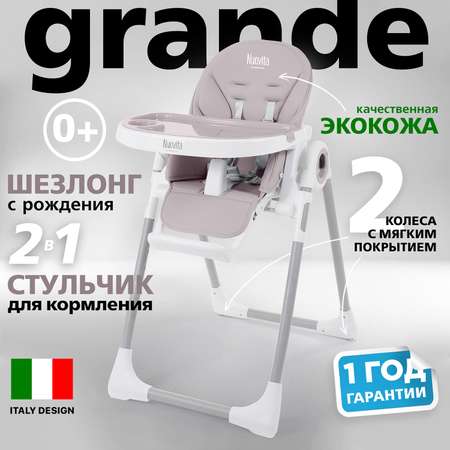 Стульчик для кормления Nuovita Grande Grigio Серый