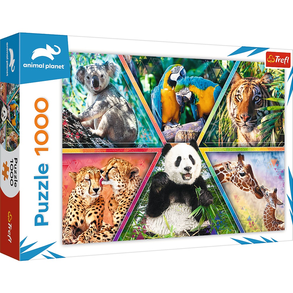 Trefl Puzzle 1000 elementów Królestwo zwierząt Animal Planet