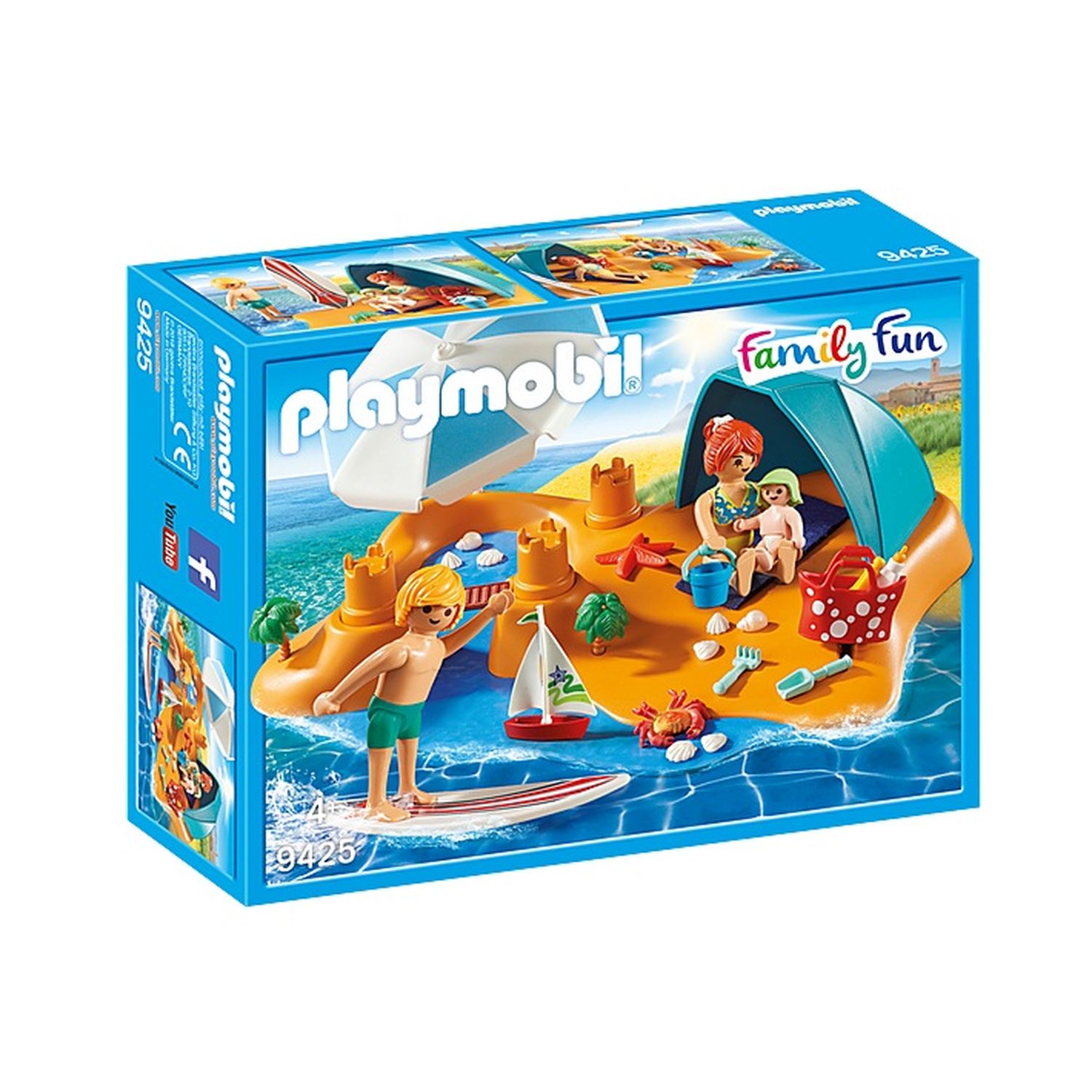 Конструктор Playmobil Семейный пляжный день - фото 1