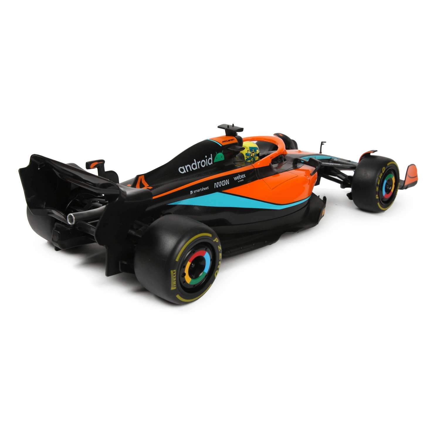 Машина Rastar РУ 1:12 McLaren F1 MCL36 Оранжевая 99800 - фото 4