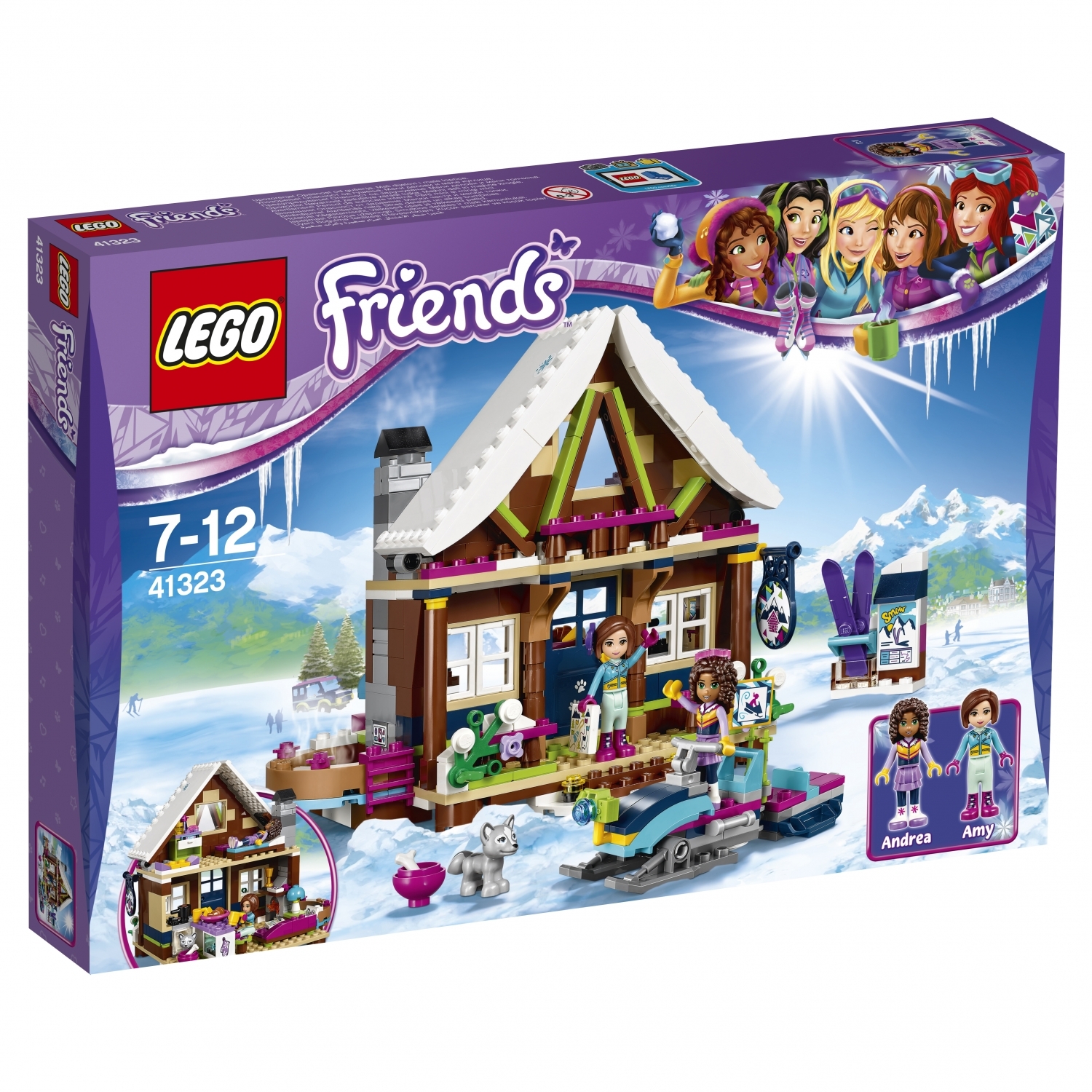 Конструктор LEGO Friends Горнолыжный курорт: шале (41323) купить по цене  2799 ₽ в интернет-магазине Детский мир