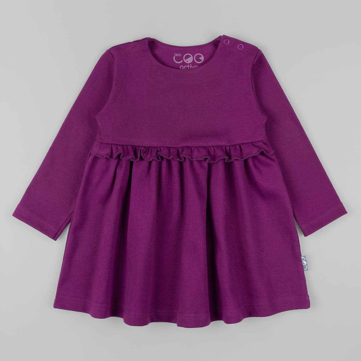 Платье с повязкой LEO 3039А_фиолетовый - фото 2