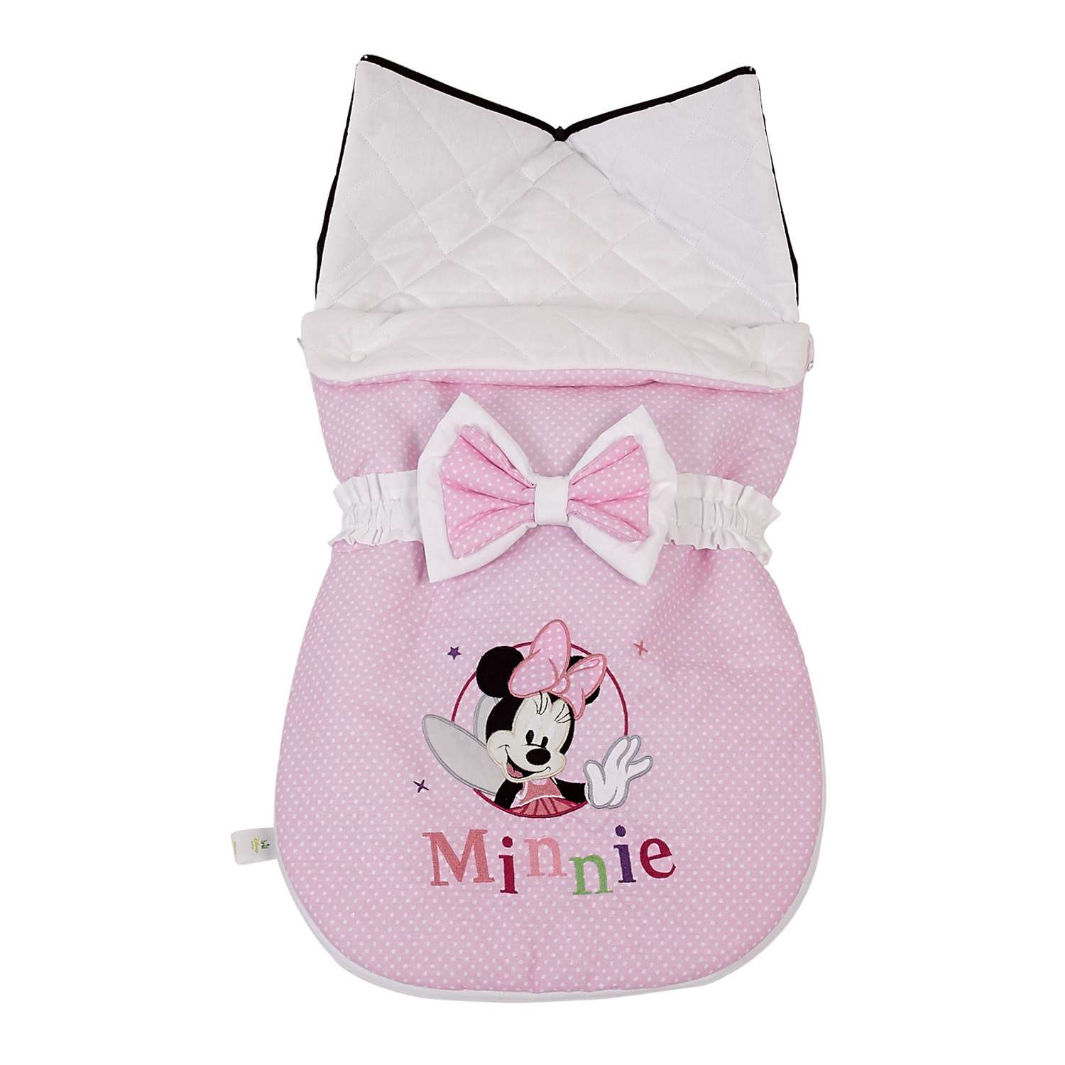 Конверт Polini kids Disney baby Минни Маус Фея демисезонный Розовый - фото 6