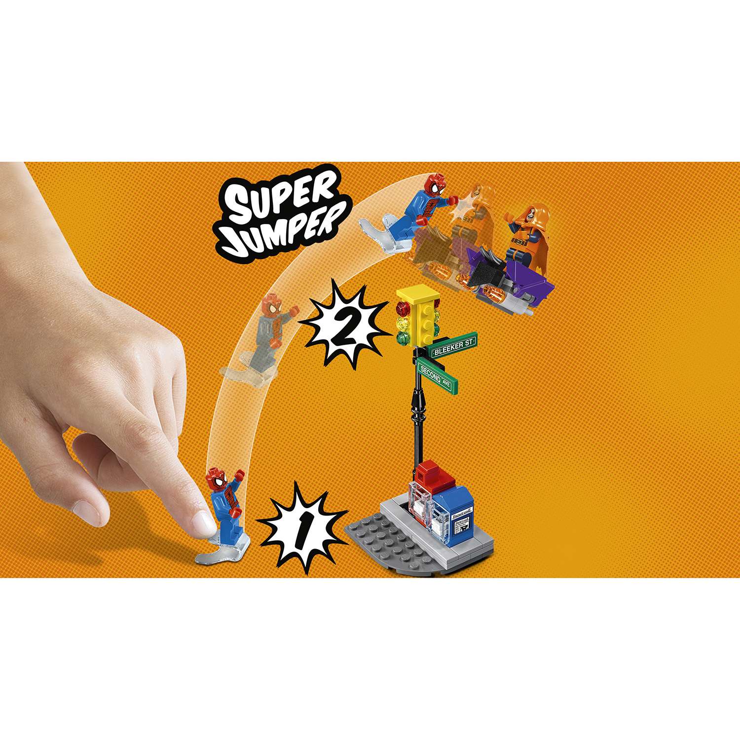 Конструктор LEGO Super Heroes Человек-паук:союз с Призрачным гонщиком (76058) - фото 7