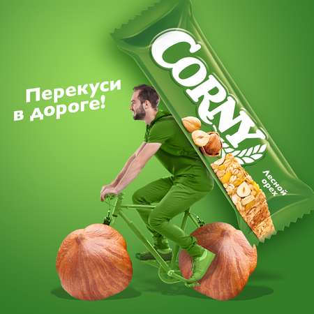 Батончик злаковый CORNY лесной орех 50г