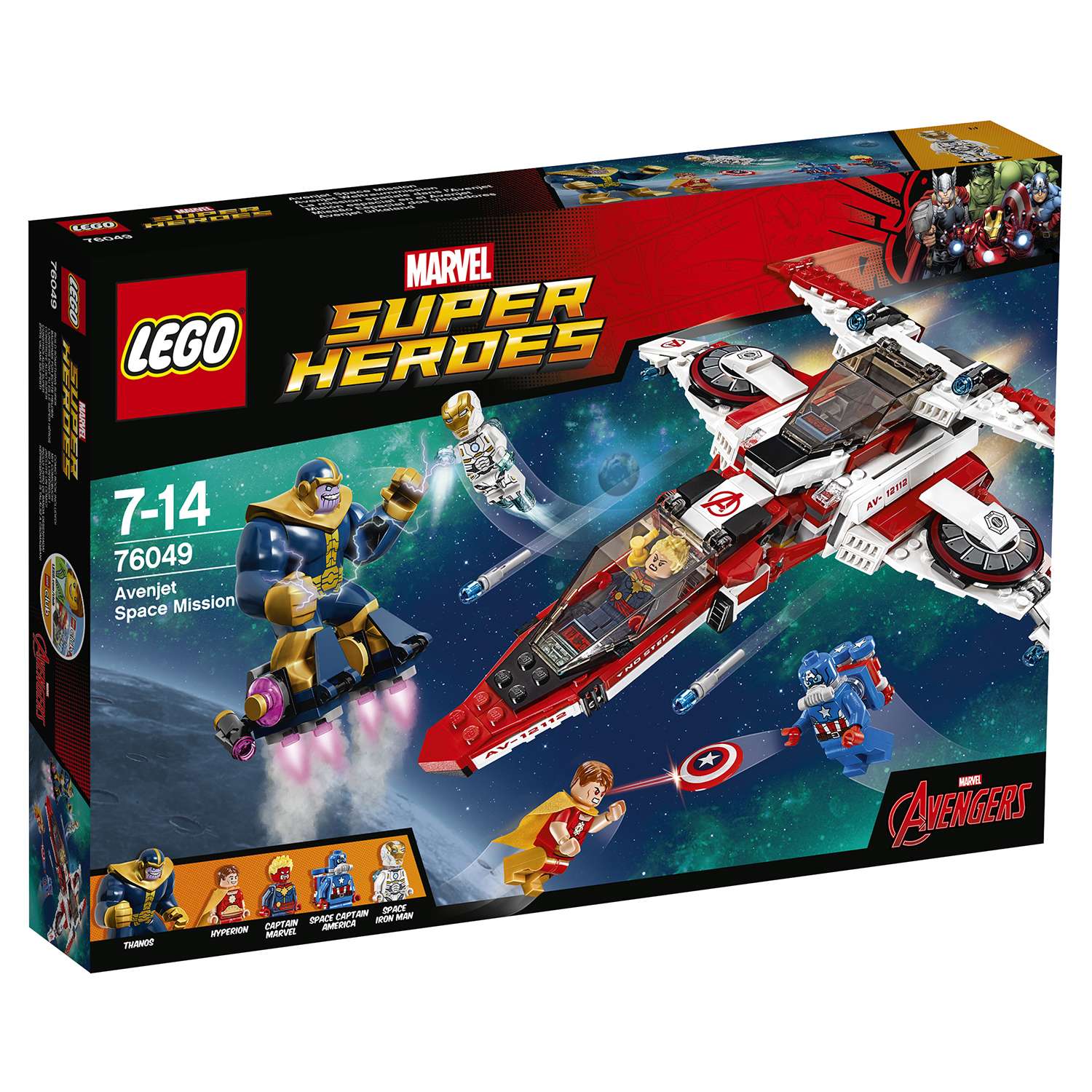 Конструктор LEGO Super Heroes Реактивный самолёт Мстителей: космическая миссия (76049) - фото 2