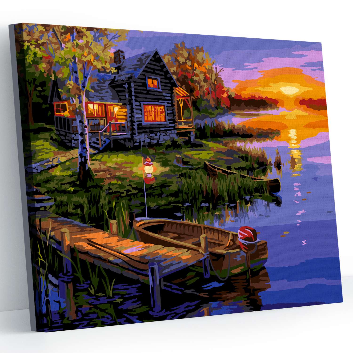 Картина по номерам Hobby Paint Тихое место у озера 40х50 см - фото 1