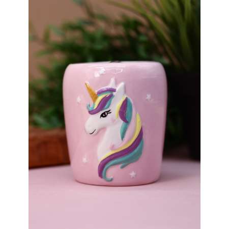 Стакан керамический iLikeGift Unicorn для зубных щеток