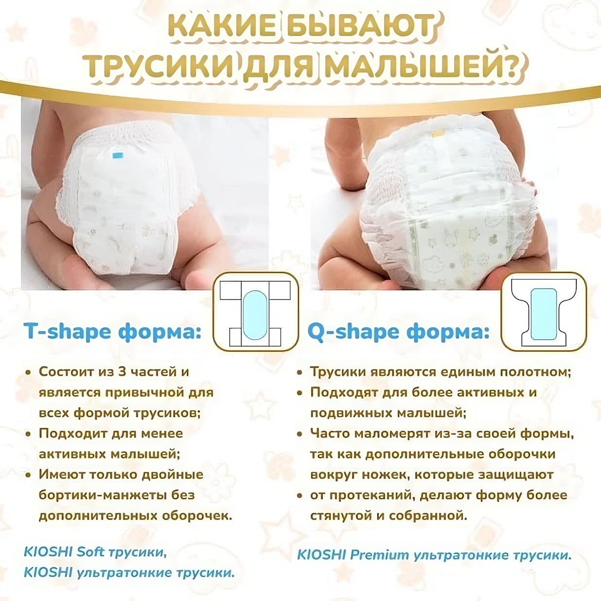 Подгузники-трусики Kioshi Premium Ультратонкие XL 12-18 кг 60 шт - фото 3