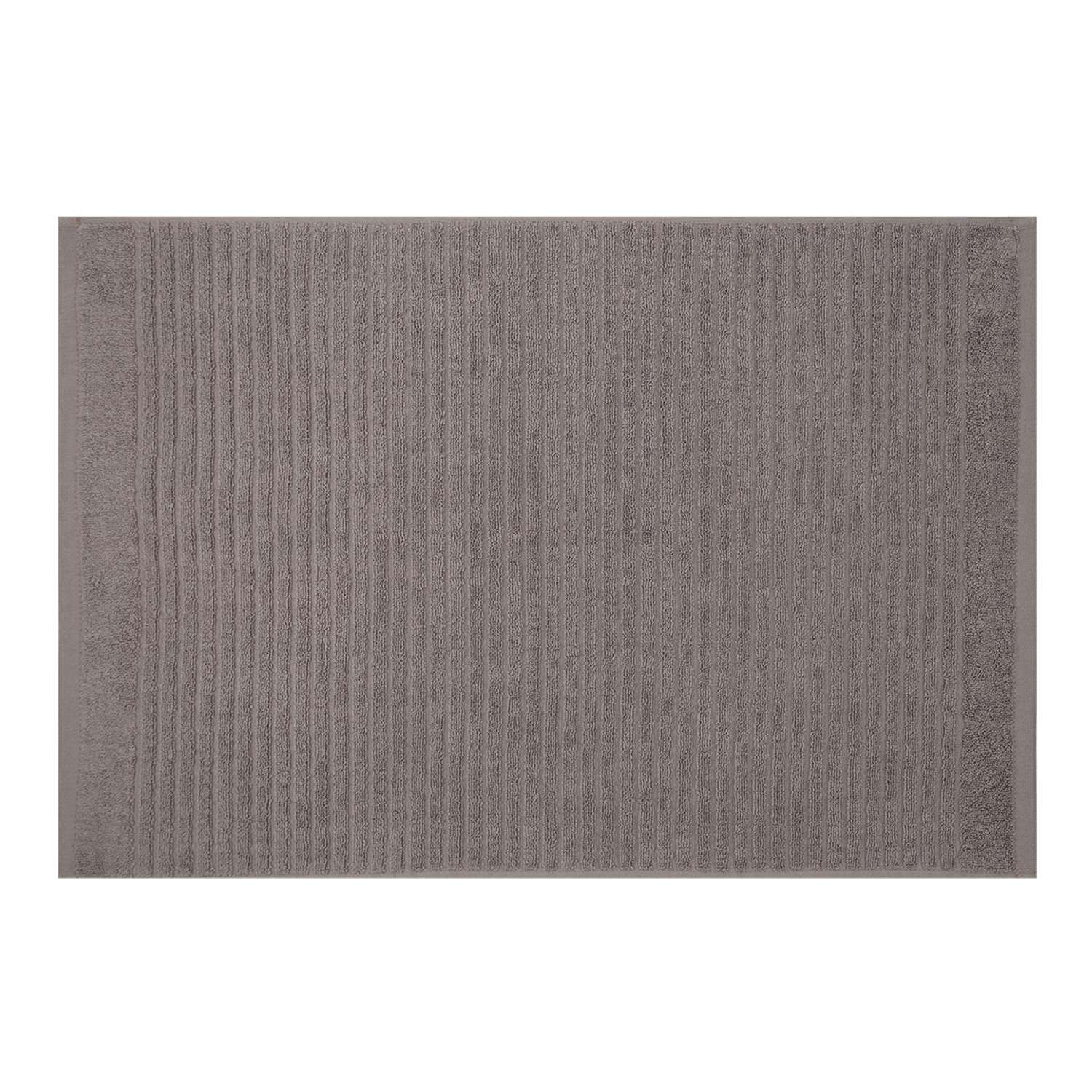 Махровое полотенце BRAVO Коврик полоска 50х70 коричневый - фото 1