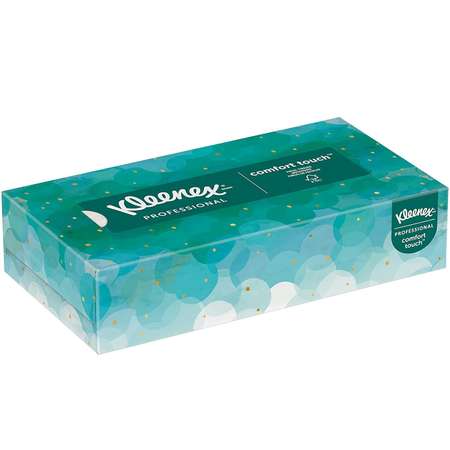 Бумажные салфетки KLEENEX для лица в коробке 2 слоя 21х19.8 см 100 шт