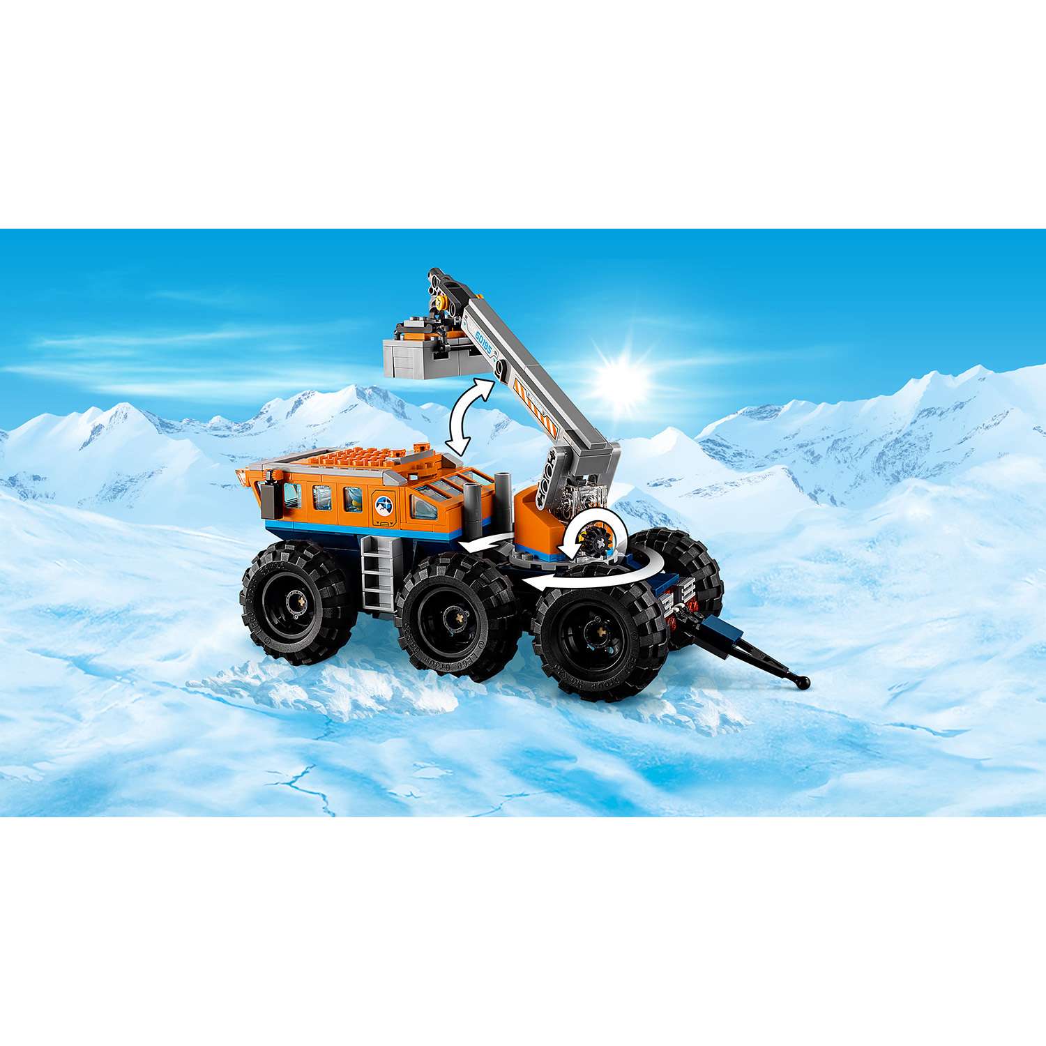 Конструктор LEGO City Arctic Expedition Передвижная арктическая база 60195 - фото 5