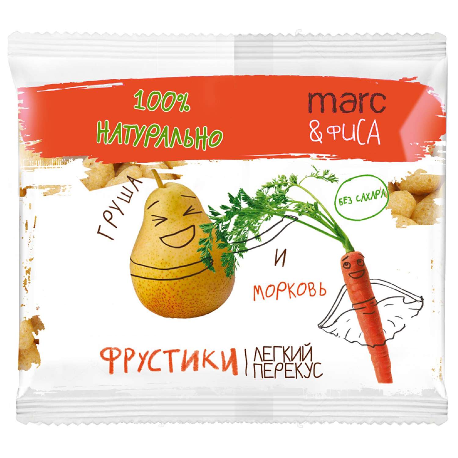 Снек Marc&Фиса Фрустики груша-морковь 15г с 1года - фото 1