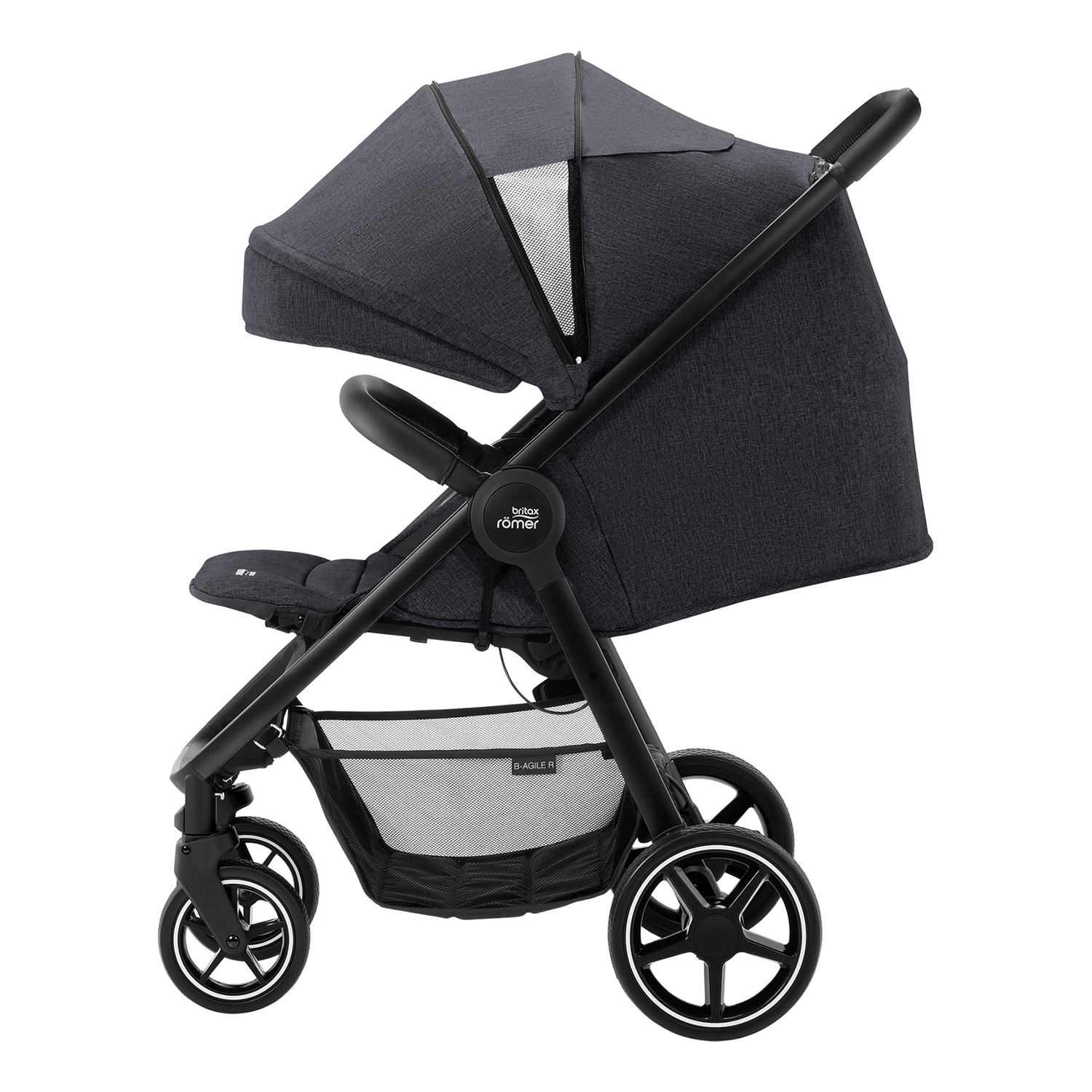 Коляска Britax Roemer B-Agile R Black Shadow-Black - фото 3