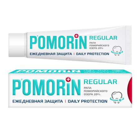 Зубная паста Поморин Regular Ежедневная защита 100 мл