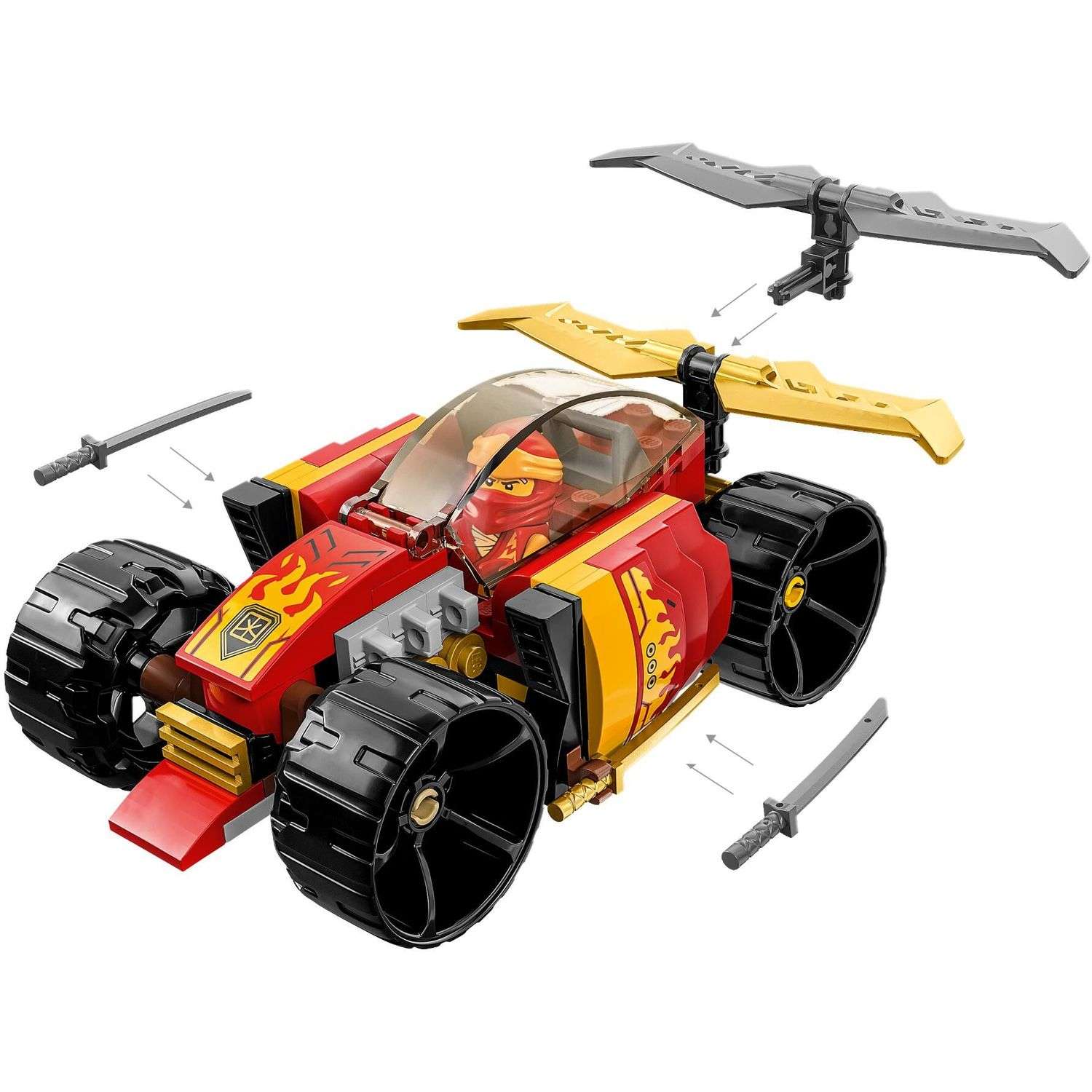Конструктор LEGO Гоночный автомобиль ниндзя 71780 - фото 4