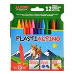 Карандаши цветные ALPINO Plastialpino 12цветов PA000012