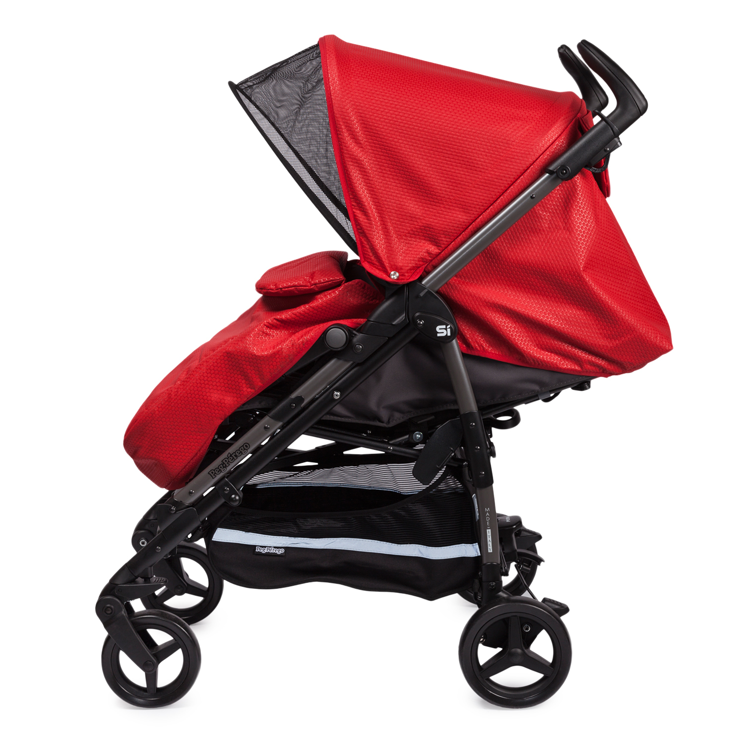 Прогулочная коляска Peg-Perego Si Completo Bloom Red - фото 2