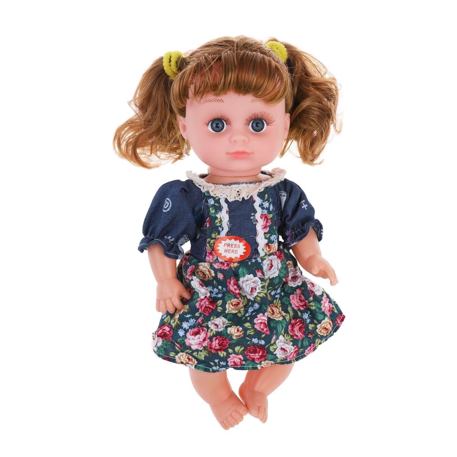 Кукла для девочки Наша Игрушка 31 см озвученная в рюкзаке 654056 - фото 1