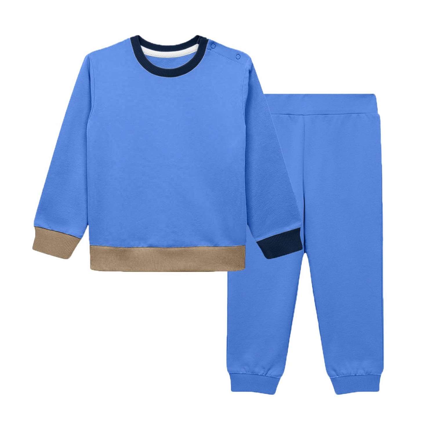 Свитшот и брюки Loloclo LC13-158/Темно-голубой - фото 1