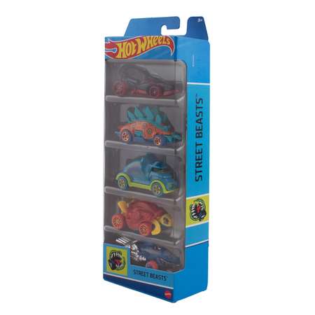 Набор из 5 машинок Mattel Hot Wheels Street Beasts